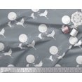 thumbnail image 2 of Soimoi Rayon Fabric Bamboo Tree,Moon & Stork Bird Print Fabric by The Yard 56 Inch Wide, 2 of 3
