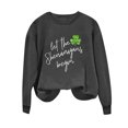 thumbnail image 4 of Chemises pour Femmes Col Rond Imprimé Fête de la Saint-Patrick Manches Longues Chandails en Molleton Fête de la Saint-Patrick Chemises pour Femmes, 4 of 4