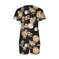 thumbnail image 4 of Ensembles d'Été 2 Pcs pour Femmes, Col en V, Manches Courtes, Ensemble Deux Pièces Confortable pour la Maison, Ensemble de Pyjama, Ensemble de Sport, Tenues Deux Pièces pour Femmes, Ensembles d'Été en Liquidation, 4 of 4