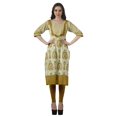 thumbnail image 3 of Moomaya Bollywood Designer Kurti WoMen's Printed Knee Length Kurta Tunic Tops, 3 of 6