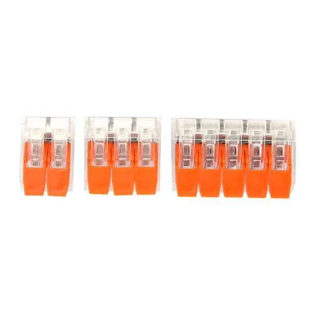Bloc de Jonction Compact Universel 2/3/5 Broches Connecteur de Câblage