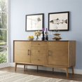 thumbnail image 2 of Crosley Landon 3 Drawer Sideboard in Acorn, 2 of 11