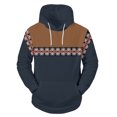 thumbnail image 4 of PMUYBHF Chandail pour Homme Hommes Drôle Hommes Hiver Printemps Décontracté Col Rond Manches Longues Chandail à Capuche Imprimé 3D Haut Blouse Chandail Hommes Drôle, 4 of 5