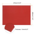 thumbnail image 2 of Unique Bargains Rubber Sole Sheet 1.8mm Thick Repair Non-Slip Replacement Pad for Shoes Bottom Repairing, Red, 2 of 5