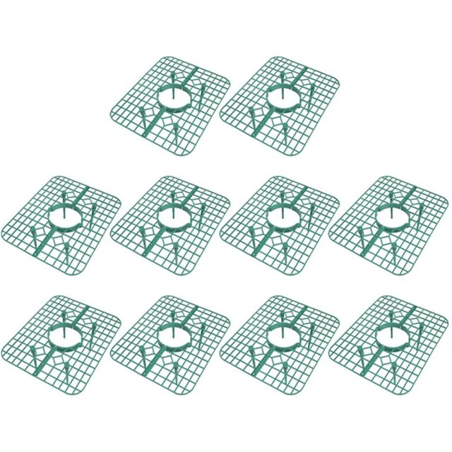 Tiezhimi Strawberry Plant Support Frame 9.8*7.9*3.7 Inches Plastic Growing Rack 10PCS