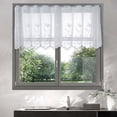 thumbnail image 1 of Meitianfacai Household Screen Curtains Fine Woven Screen Curtains White Through Rod Curtains, 1 of 9