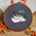 thumbnail image 4 of HLONK 4 Sheets 16Pcs Wedding Dress Water Soluble Hand Sewing Stabilizers for Fabric 11.6x8.2 Inch Embroidery Stitch Practice Embroidery Patterns Transfers for Embroidery Beginners Lovers, 4 of 7