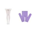 thumbnail image 1 of 2 Pack(WH1 1PCS & PP2 1PCS) Multipack Clothes Leggings Pantihose Stretchy Basic Full Length Ballet Dance Pants Pantyhose for Spring Summer Stocking, 1 of 4