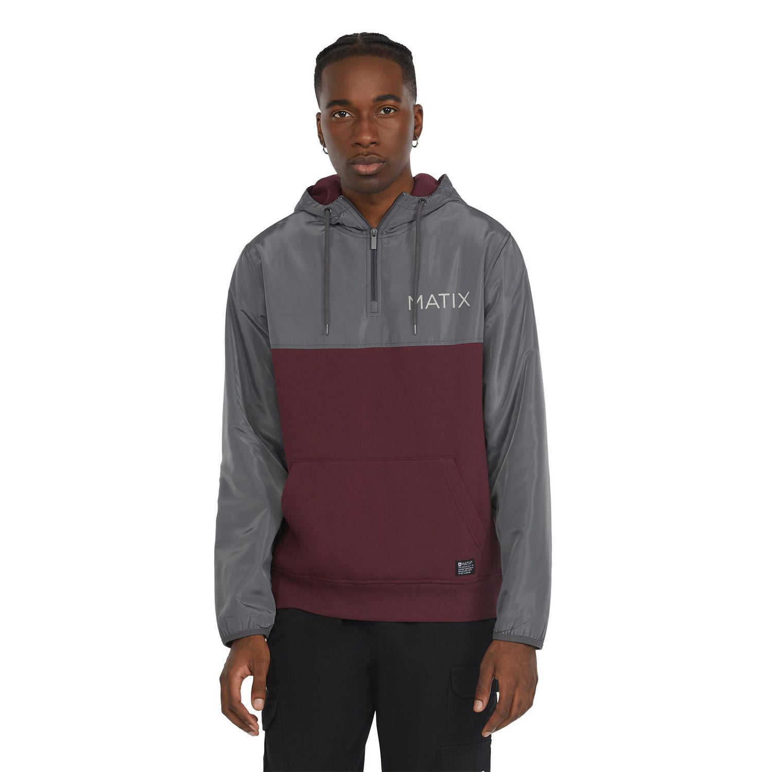 Sweat à capuche zippé Matix pour hommes