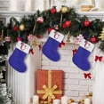 thumbnail image 1 of Knitted Hosiery Wool Hosiery Embroidered Letter Children's Candy Gift Bag Stocking Gift Bag, 1 of 3