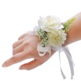 thumbnail image 2 of 5pcs/set Wrist Corsage Decorative Artificial Flowers Wedding Oranment Supplies, 2 of 8