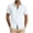White, variant on Zshosam Shirt Men Men's Short Sleeve Dress Shirts Stretch Stain Business Casual Button Down Shirts Solid Wedding Tops Size L,(White L)