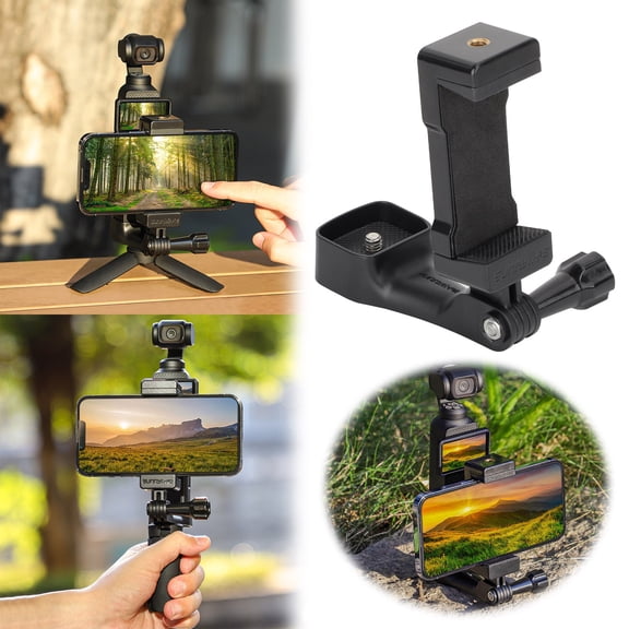 Hearth & Gear Pocket 3 Front Phone Holder Clip Handheld Shooting Extension Adapter Accessory Go Pro Mounts for Cars Mini Racing Go Pro for Kids Cargo with Camera for Adults Smallest with Camera 150 Go