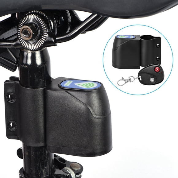 TOPINCN Anti-theft Bike Lock Cycling Security Lock Wireless Remote Control Vibration Bicycle Alarm, Bicycle Alarm Lock, Bike Lock