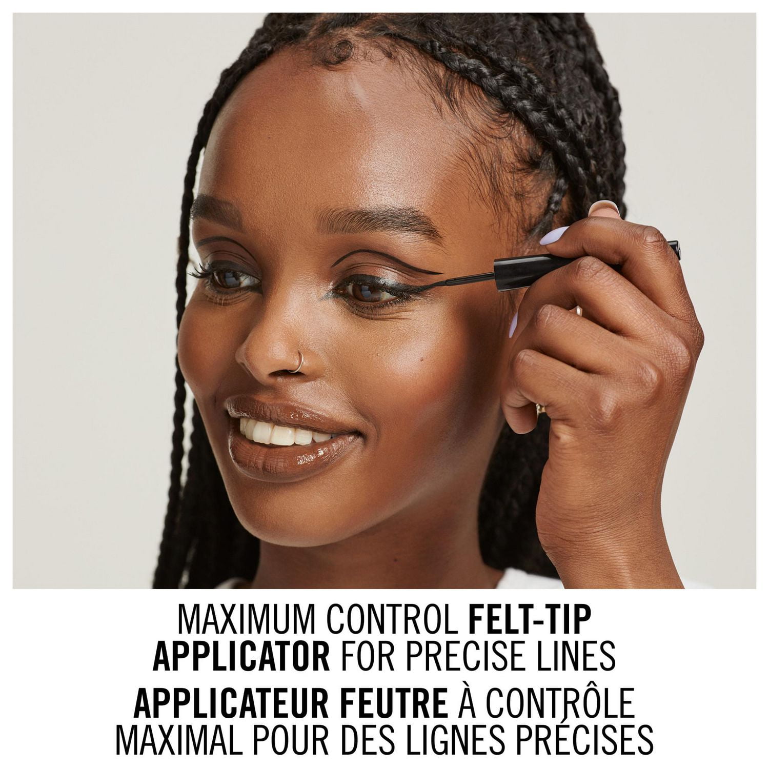 Rimmel Traceur liquide précision Scandaleyes Exaggerate, formule longue tenue jusqu’à 16 heures, 100% Sans Cruauté, Noir