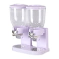 thumbnail image 2 of EGNMCR Small Barrel Cereal Machine Breakfast Cereal Grain Dispenser Kitchen Oatmeal Storage Tank Snack Storage Tank Double barrel cereal maker, 2 of 7