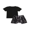 thumbnail image 3 of Summer Little Boys Outfits Set Leopard Printing  Collar Short Sleeve Tops Shorts, 3 of 6