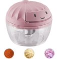 thumbnail image 1 of SAYIHEXIHE Manual Food Chopper Vegetable Cutter Onions Cutter Garlic Dicer Grinder Veggie Chopper with Container 160ML, 1 of 6