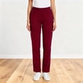 thumbnail image 3 of HongQid Scrubs for Women Mid Rise Tapered Leg Pant Cargo Bottom with Stretch Fabric Regular/Petite Sizes, 3 of 4