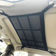 thumbnail image 3 of Car Roof Mesh Bag Car Double Roof Storage Bag Net Bag Storage Breathable Net Durable Construction, 3 of 5