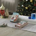 thumbnail image 3 of Mr. Christmas 8.5" Vintage Decorative Santa with Present Book, Blue, 3 of 5