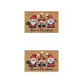 thumbnail image 2 of Baohd Wide Application Merry Christmas Gnome Doormat Soft And Comfortable Water Santa Claus 2Set, 2 of 6