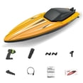 thumbnail image 3 of ZZwxWA Holiday Saving Remote Control SpeedBoats Wireless Electric Long Life High Speed 2.4G Rechargeable Speedboat Water Remote Control Toy,Racing High Speed Remote Control Yacht, 3 of 5