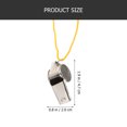 thumbnail image 2 of UPOUART 6Pcs Gym Teacher Whistle Loud Sound Stainless Steel Multi Color for Training, 2 of 8
