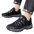 thumbnail image 3 of Wyzesi Espadrilles Rouges Tout-Petits Mode Toutes Saisons Hommes Chaussures de Sport de Randonnée Bout Rond à Lacets Plates Non Confortables Couleur Unie, 3 of 9