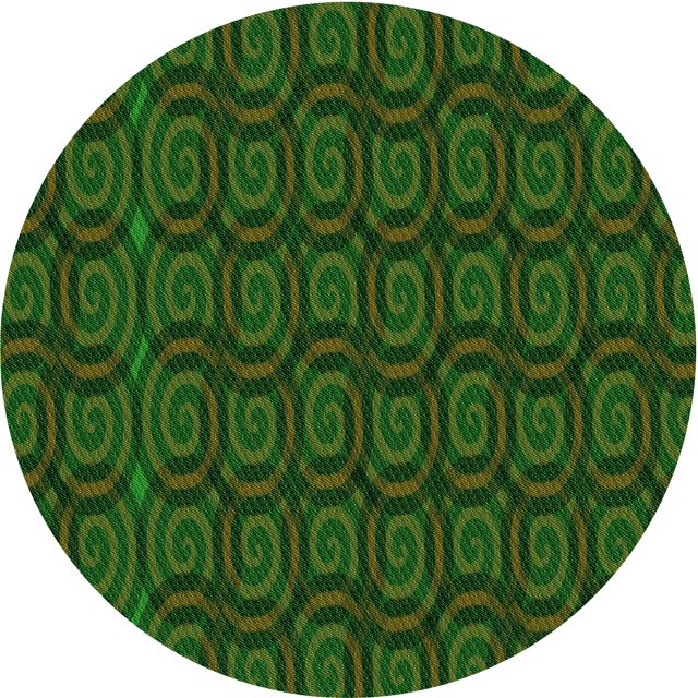 Ahgly Tapis d'Intérieur Lavable en Machine Carré Vert Forêt Foncé, 3 Pieds Carré