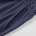thumbnail image 4 of Sentmoon Mens Shorts Athletic High Waist Loose 2025 Summer Beach Shorts Drawstring Solid Color Quick Dry Running Shorts with Pockets Comfy for Sports Wear Navy L, 4 of 5