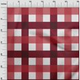 thumbnail image 2 of oneOone Silk Tabby Bright Red Fabric Gingham Check Craft Projects Decor Fabric Printed By The Yard 42 Inches Wide, 2 of 4