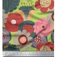 thumbnail image 1 of Soimoi Silk Fabric Flower Artistic Print Fabric by Yard 42 Inch Wide, 1 of 3