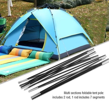 Tent Pole,HURRISE 4M Fiberglass Camping Tent Pole Bars Outdoor Support Rods Awning Frames Kit