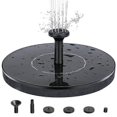 thumbnail image 1 of INF Water fountain solar powered 16 cm Black_Perfect Gift, 1 of 5