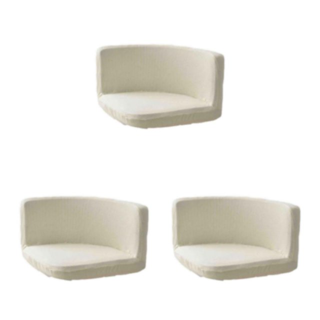 Maytalsory Soft And Durable Chair Cover Chairs With Style And Functionality Polyester Trilateral Chair Covers Multifunctional off-white 3Set