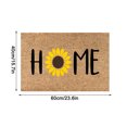 thumbnail image 3 of HHBEAUTY Summer Welcome Doormat Spring Summer Mats Welcome Floor Mats Polyester Door Rug Beach Flowers Sunshine Non Slip Floor Mat for Indoor Outdoor Home Decor, 3 of 9