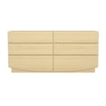 thumbnail image 1 of Ardea Contemporary 72" Dresser in Natural Oak (6-Drawer), 1 of 8