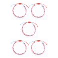 thumbnail image 2 of mmirethe Braided Bracelet Waterproof Waxed Thread Wristband Bracelets Dressing Decor Type 5 5Set, 2 of 6