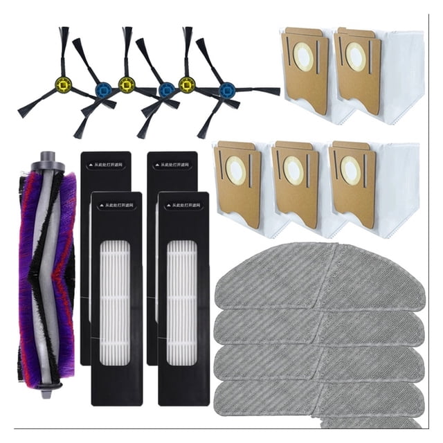 Main Roller Brush Parts Compatible With Midea S8 S8+ Robot Vacuum Cleaner Replacement Side Brush Mop Cloth Rags Hepa Filter Accessories