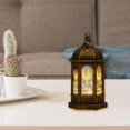 thumbnail image 2 of LED Wind Lights Ramadan Lantern Lamp Hanging for Event decorative tall wall Decor bronze gold, 2 of 8