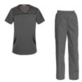thumbnail image 1 of Women's Scrubs Set Scrub Top and Pants Scrubs Set, 1 of 3