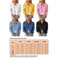 thumbnail image 2 of LUXUR Veste Femme Manches Longues Camionneur Cardigan Court Noir L, 2 of 2