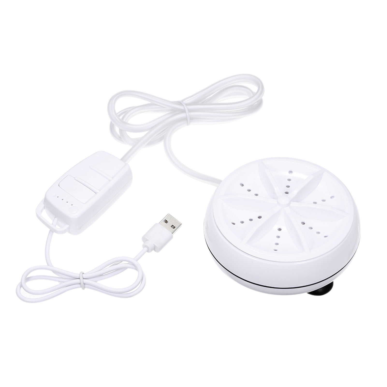 Yeacher 3in1 Mini Washing Machine Portable Rotating Washer Adjustable with USB Cable Convenient for Travel Home Business Trip (A)