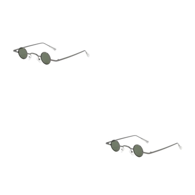 maskred Resin Lightweight Metal Frame Retro Vintage Style Lightweight Frame Unisex Comfort style 1 2Set