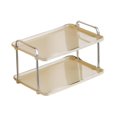 thumbnail image 2 of DOLITY Support à Gâteaux Fruits Rangement Maison 2 Niveaux Multifonction avec Poignées Spécialité Beige, 2 of 9