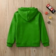 thumbnail image 5 of PMVFHDE Clearance Girls Long Sleeve Sweatshirt Casual Crew Neck Ribbed Tops Loose Fit Pullover,Green,4-5 Years, 5 of 5