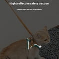 thumbnail image 3 of fastboy Soft Cat Leash And Harness Set For More Comfortable Walking Night Reflection Kitten Harness Orange Blue M, 3 of 6