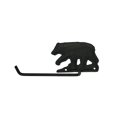 thumbnail image 3 of Rustic Cast Iron Black Bear Toilet Paper Holder Cabin Bathroom Tissue Decor Accessory, 3 of 3