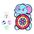 thumbnail image 1 of A Elephant Theme Sticky Ball Dart Board Game For Kids Indoor Activity Set With Hanging Hook, 1 of 4